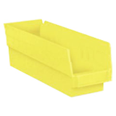 4 1/8″ × 23 5/8″ × 4″ - Yellow Economy Shelf Bin - Americas Industrial Supply