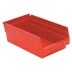 6 5/8″ × 11 5/8″ × 4″ - Red Economy Shelf Bin - Americas Industrial Supply