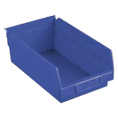 8 3/8″ × 11 5/8″ × 4″ - Blue Economy Shelf Bin - Americas Industrial Supply
