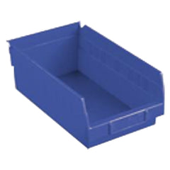 8 3/8″ × 17 7/8″ × 4″ - Blue Economy Shelf Bin - Americas Industrial Supply