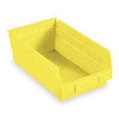8 3/8″ × 17 7/8″ × 4″ - Yellow Economy Shelf Bin - Americas Industrial Supply