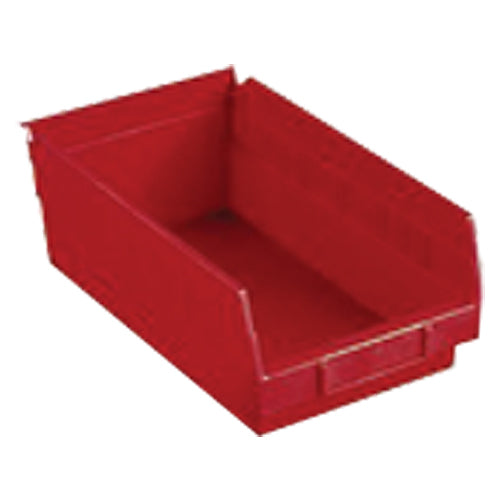 6 5/8″ × 23 5/8″ × 4″ - Red Economy Shelf Bin - Americas Industrial Supply