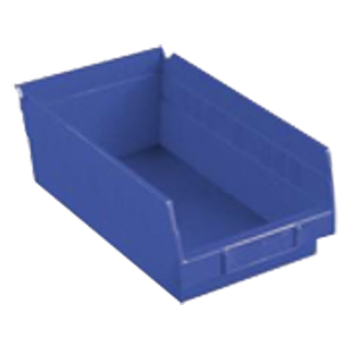 11 1/8″ × 11 5/8″ × 4″ - Blue Economy Shelf Bin - Americas Industrial Supply