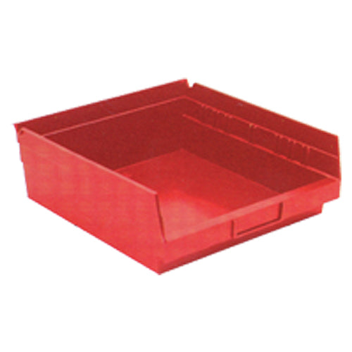 11 1/8″ × 11 5/8″ × 4″ - Red Economy Shelf Bin - Americas Industrial Supply