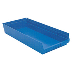 11 1/8″ × 23 5/8″ × 4″ - Blue Economy Shelf Bin - Americas Industrial Supply