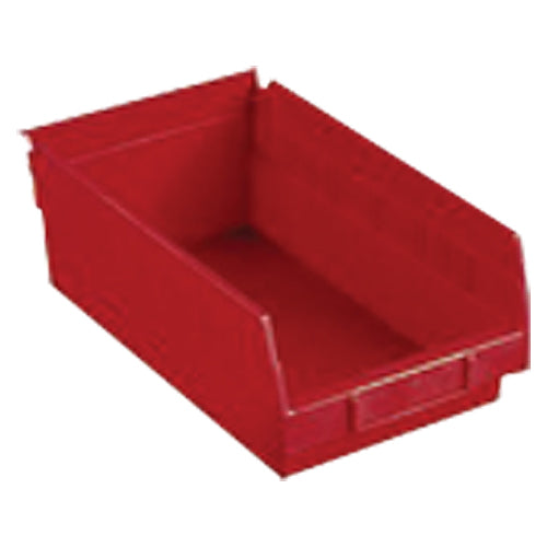 11 1/8″ × 17 7/8″ × 4″ - Red Economy Shelf Bin - Americas Industrial Supply