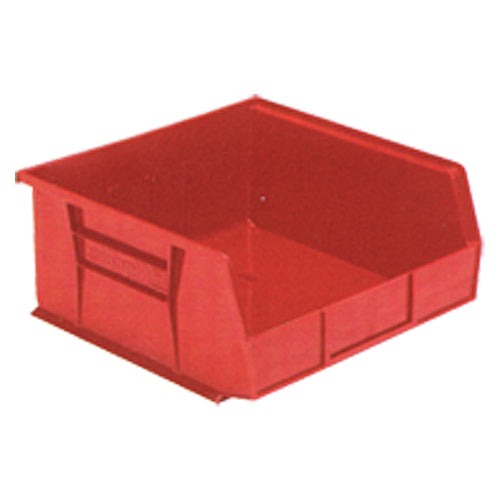 11″ × 10 7/8″ × 5″ - Red Hanging or Stackable Bin - Americas Industrial Supply