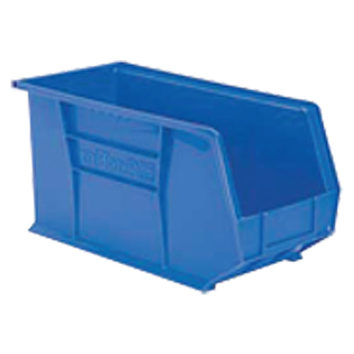 8 1/4″ × 18″ × 9″ - Blue Hanging or Stackable Bin - Americas Industrial Supply