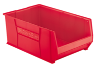 12-3/8" x 20" x 8" - Red Stackable Bins - Americas Industrial Supply