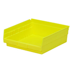 11 1/8″ × 11 5/8″ × 4″ - Yellow Economy Shelf Bin - Americas Industrial Supply