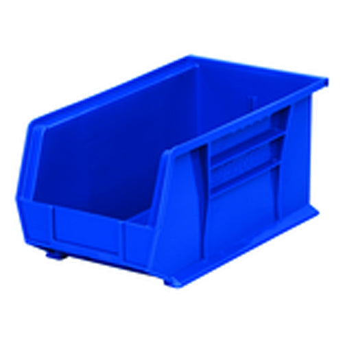 8 1/4″ × 14 3/4″ × 7″ - Blue Hanging or Stackable Bin - Americas Industrial Supply