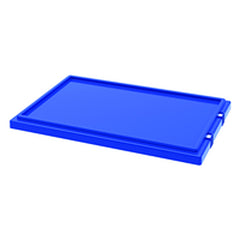 Blue Lid for use with Akro Nest-Stack Tote 35–240 - Americas Industrial Supply