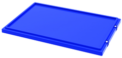 Blue Lid for use with Akro Nest-Stack Tote 35-300 - Americas Industrial Supply