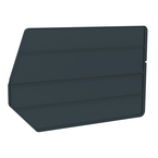 18" x 11" - Black 6-Pack Bin Dividers for use with Akro Stackable Bins - Americas Industrial Supply