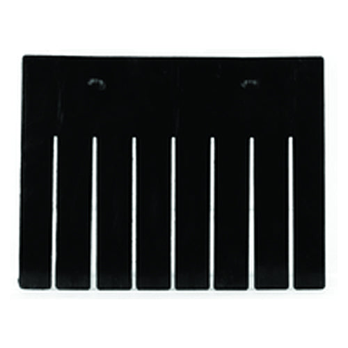 6-Pack - Black - Short Bin Dividers for use with Akro-Grid Container 33-168 - Americas Industrial Supply