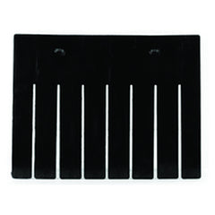 6-Pack - Black - Short Bin Dividers for use with Akro-Grid Container 33-168 - Americas Industrial Supply