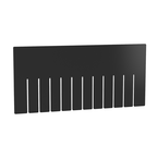 Black 6-Pack Short Bin Dividers for use with Akro-Grid Container 33-228 - Americas Industrial Supply
