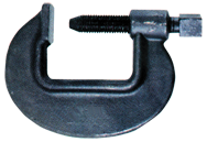Heavy Duty Forged Deep Throat C-Clamp - 2-7/8'' Throat Depth, 5-3/8'' Max. Opening - Americas Industrial Supply