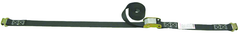 Load Binder - 1" x 10' - Flat Hook Ratchet Buckle Style - Americas Industrial Supply