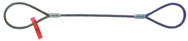 Wire Rope Sling - WW-5008; 1/2" x 8' Long - Americas Industrial Supply
