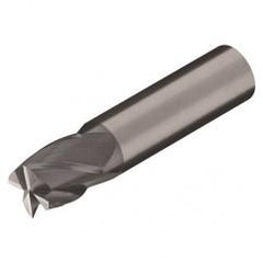 7/32" Dia. - 7/16" LOC - 2" OAL - 4 FL Carbide S/E HP End Mill-AlTiN - Americas Industrial Supply