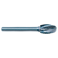 1/8 EdgeHog Elliptical Miniature Carbide Bur SE-41 Fine - Americas Industrial Supply