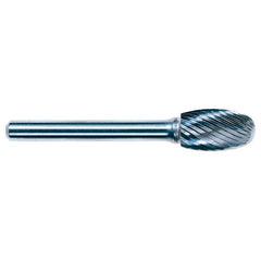 3mm EdgeHog Elliptical Miniature Carbide Bur SE-41M-D Std Alt Diamond (Double) - Americas Industrial Supply
