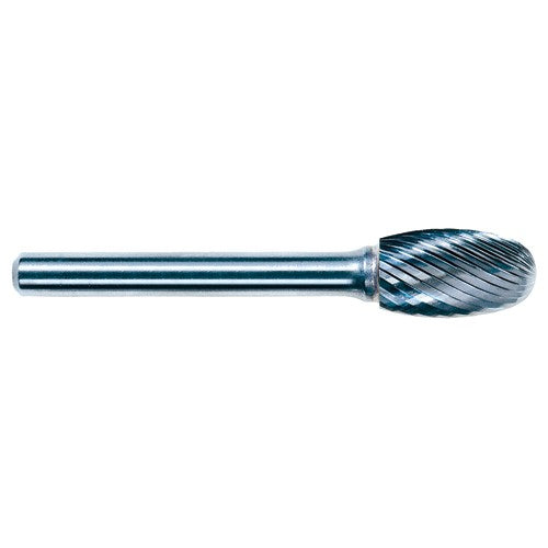 3mm EdgeHog Elliptical Miniature Carbide Bur SE-41L76M 76mm OAL Standard - Americas Industrial Supply