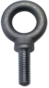 Shoulder Plain Eye Bolt - 1-3/4-5 Thread, 2-7/8'' Eye Dia. - Americas Industrial Supply