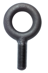 No Shoulder Plain Eye Bolt - 1-1/8-7 Thread, 2'' Eye Dia. - Americas Industrial Supply