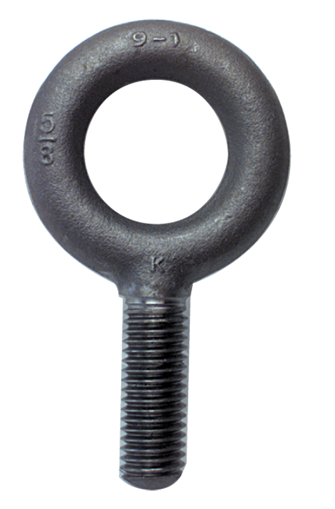 No Shoulder Plain Eye Bolt - 1-3/4-5 Thread, 2-7/8'' Eye Dia. - Americas Industrial Supply