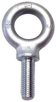 304 Stainless Eye Bolt - 1-8 Thread, 1-13/16'' Eye Dia. - Americas Industrial Supply