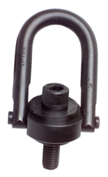 Hoist Ring - 1-1/4-7; 1.89'' Thread Length; 15000 lb Rating Load; 8.73'' OAL - Americas Industrial Supply