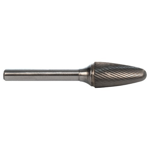 6.4mm EdgeHog Tree Shape Radius End Miniature Carbide Bur SF-51M-F Fine - Americas Industrial Supply