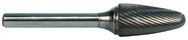 1/2 EdgeHog Tree Shape Radius End Carbide Bur SF-5 Fine - Americas Industrial Supply