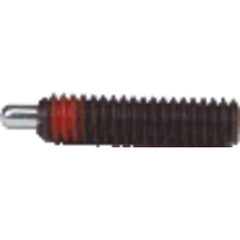 End Force Spring Plunger - 1 lbs Initial End Force, 4 lbs Final End Force (1/4″–20 Thread) - Americas Industrial Supply