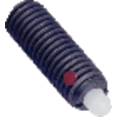 End Force Spring Plunger - 1 lbs Initial End Force, 4 lbs Final End Force (1/4″–20 Thread) - Americas Industrial Supply