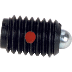 End Force Spring Plunger-Short - 0.50 lbs Initial End Force, 1.5 lbs Final End Force (8–36 Thread) - Americas Industrial Supply
