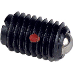 Ball Plunger - 3 lbs Initial End Force, 7 lbs Final End Force (1/4–20 Thread) - Americas Industrial Supply