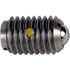 Ball Plunger - 0.50 lbs Initial End Force, 1.5 lbs Final End Force (10–32 Thread) - Americas Industrial Supply