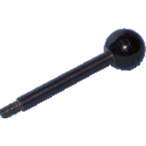 Plastic Ball Knob with Shaft - 1/4″–20 Thread Size, 6″ Handle Length, 1/2″ Thread Length - Americas Industrial Supply