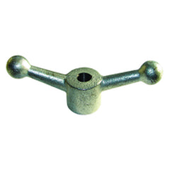 Cast Iron Ball Handles - 5/8″–11 Threaded Hole, 6″ Width, 2 1/2″ Overall Height, 1 5/8″ Hub Height - Americas Industrial Supply
