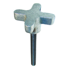 Aluminum Clamping Knob Assembly - 5/16″–18 Thread Size, 3″ Thread Length, 2″ Knob Height - Americas Industrial Supply