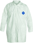 Tyvek® White Two Pocket Lab Coat - Large (case of 30) - Americas Industrial Supply