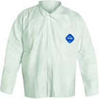 Tyvek® White Long Sleeve Shirt - Large (case of 50) - Americas Industrial Supply