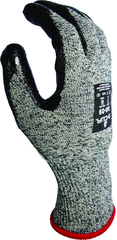 Flame-resistant, flat dipped sponge neoprene palm coating, Gray with black, 13-gauge Kevlar liner, tactile grip, Arc Flash level 2, ANSI CUT LEVEL A4/extra large - Americas Industrial Supply