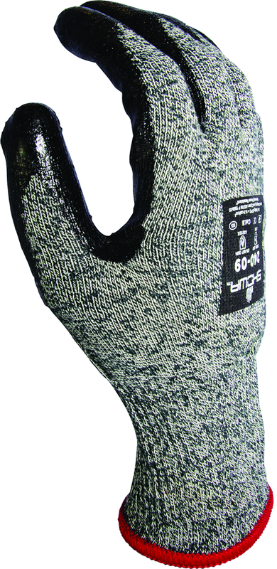 Flame-resistant, flat dipped sponge neoprene palm coating, Gray with black, 13-gauge Kevlar liner, tactile grip, Arc Flash level 2, ANSI CUT LEVEL A4/extra large - Americas Industrial Supply