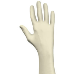 Disposable natural rubber latex 9 1/2″ 5-mil natural rolled cuff powder free textured grip/small - Americas Industrial Supply