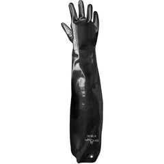 Chemical resistant neoprene fully coated shoulder length grommet black smooth finish/large - Americas Industrial Supply
