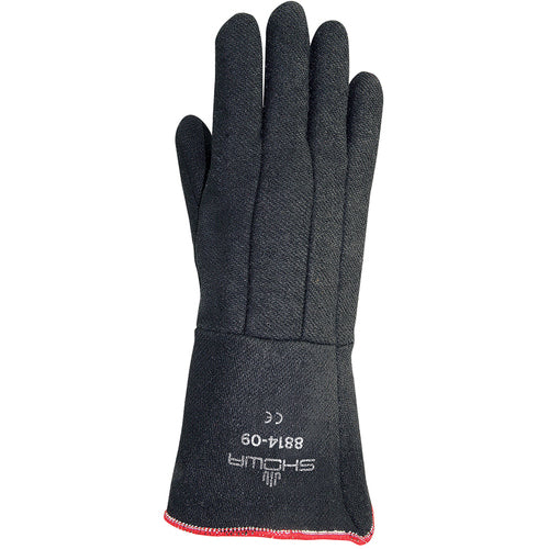 Insulated non woven heat resistant 14″ long black proprietary textured coating intermittent heat up to 500 degree F/large - Americas Industrial Supply